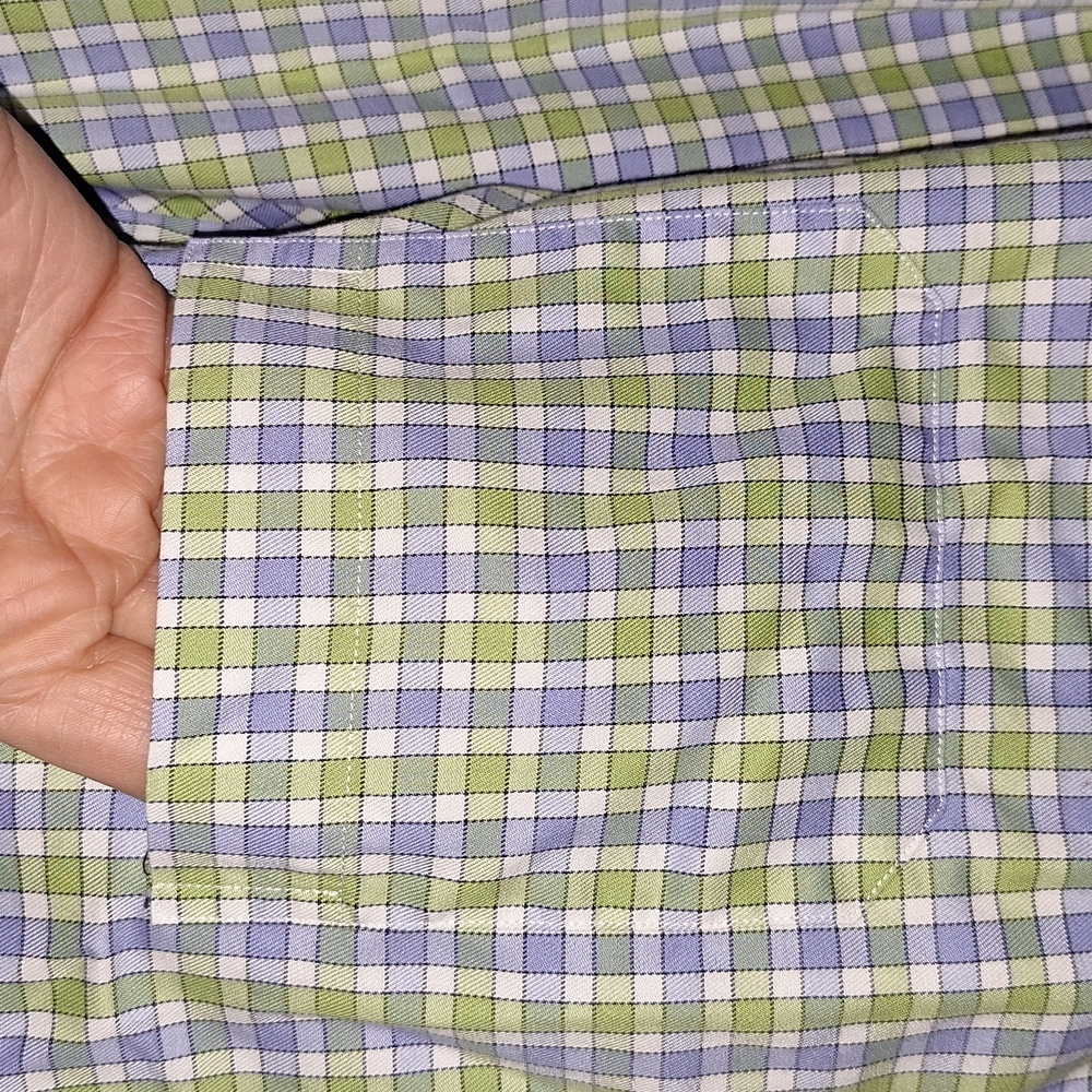 Kenneth Roberts Platinum Mens dress shirt M - Picture 8 of 10